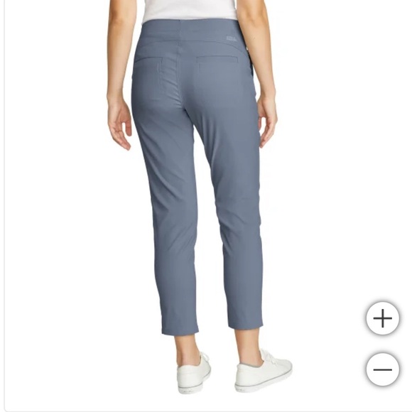 NWT Eddie Bauer Women UPF 50+ Performance Stretch Horizon Straight Ankle Pant - Picture 2 of 4